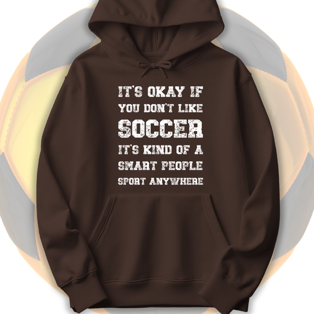 Smart People Soccer Hoodie
