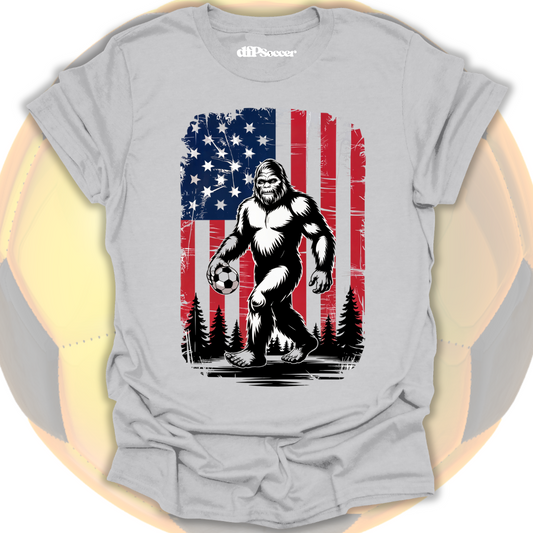Bigfoot Plays Soccer T-Shirt