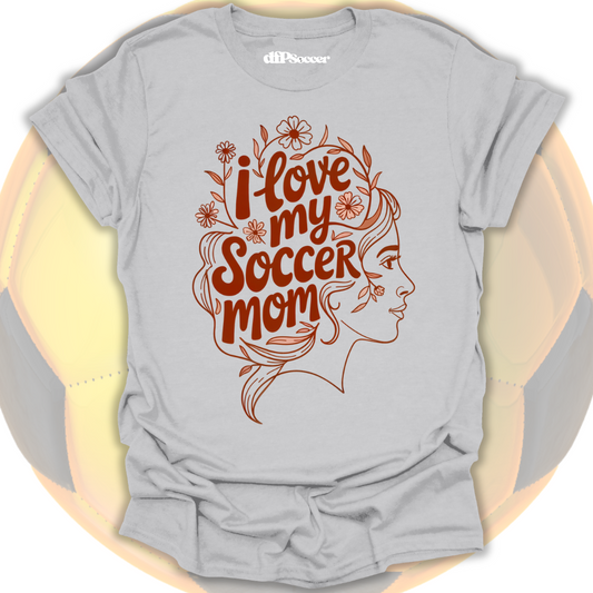 Floral Soccer Mom T-Shirt
