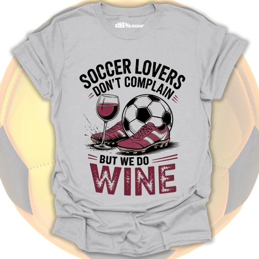 Soccer Wine Humor T-Shirt