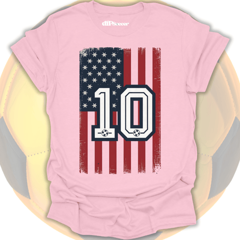 USA Flag Soccer T-Shirt