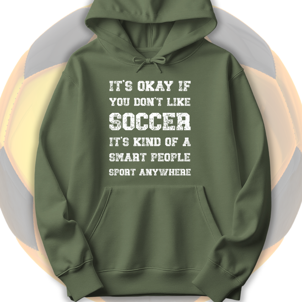 Smart People Soccer Hoodie