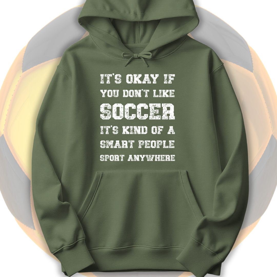 Smart People Soccer Hoodie
