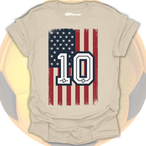 USA Flag Soccer T-Shirt
