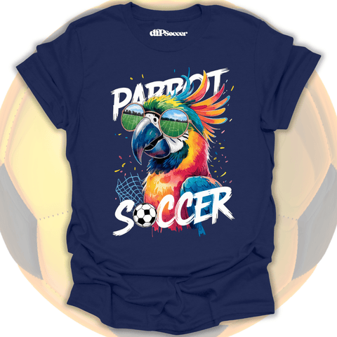 Cool Parrot Soccer T-Shirt