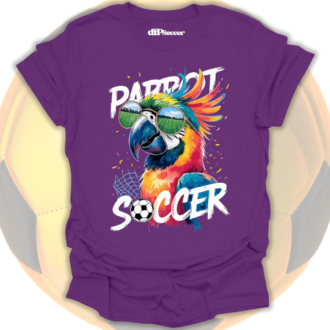 Cool Parrot Soccer T-Shirt