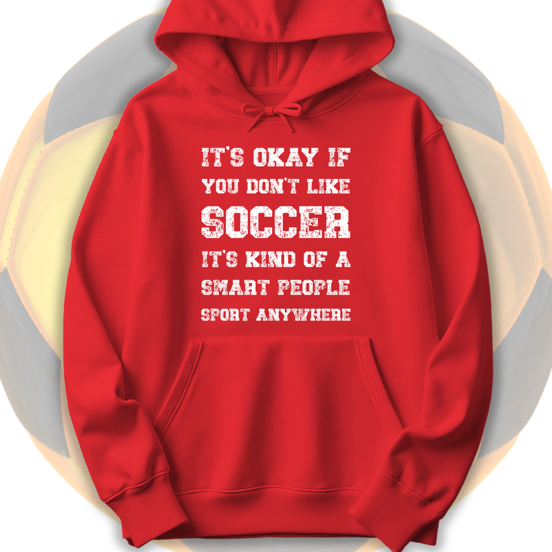 Smart People Soccer Hoodie