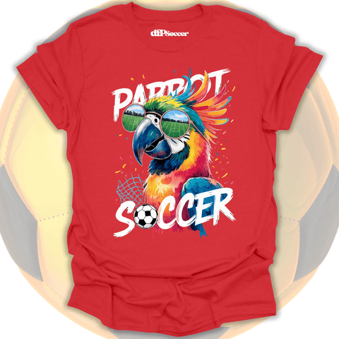 Cool Parrot Soccer T-Shirt