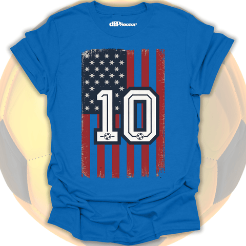 USA Flag Soccer T-Shirt