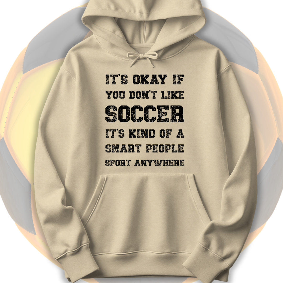 Smart People Soccer Hoodie