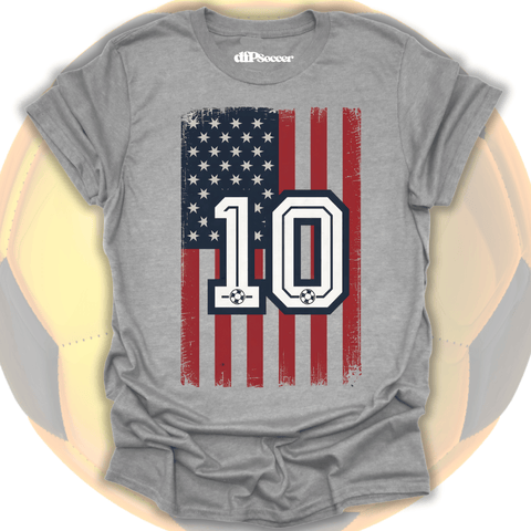 USA Flag Soccer T-Shirt
