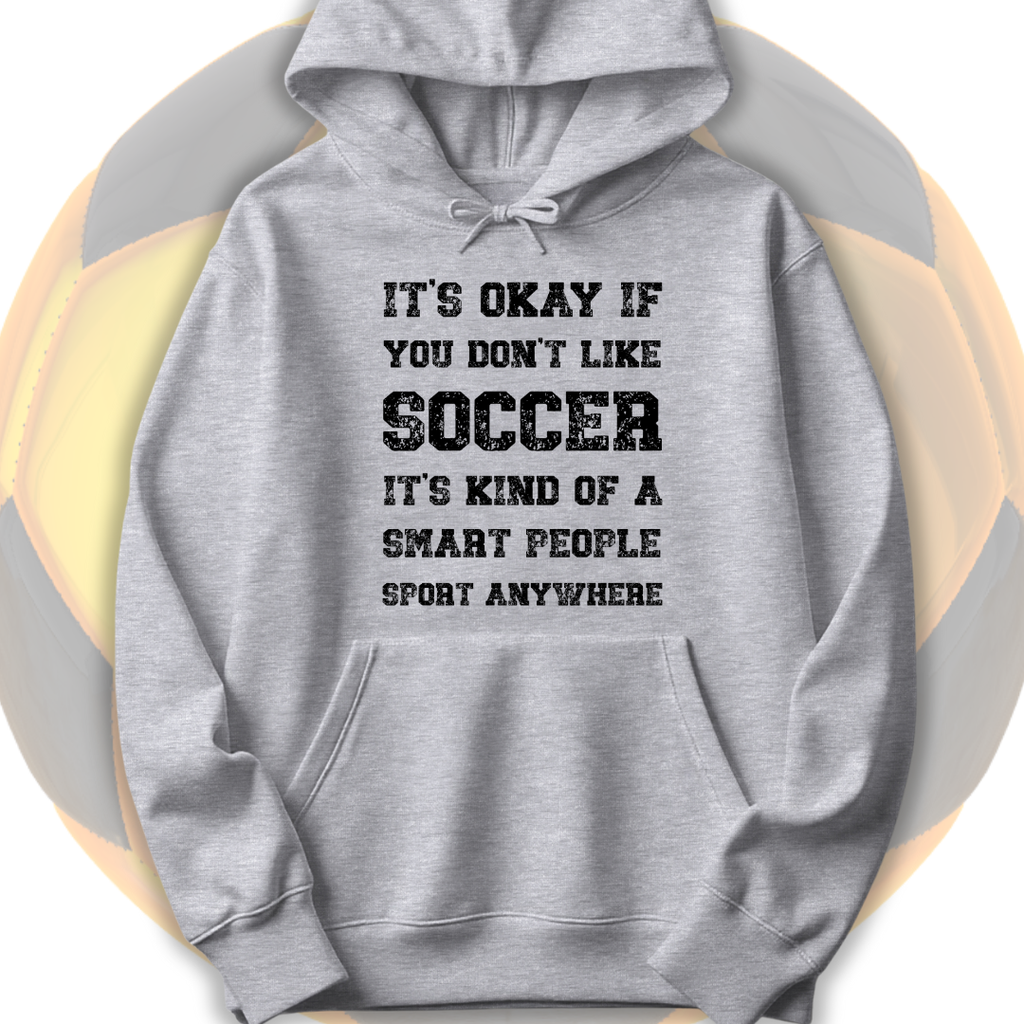 Smart People Soccer Hoodie