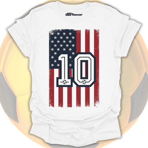USA Flag Soccer T-Shirt